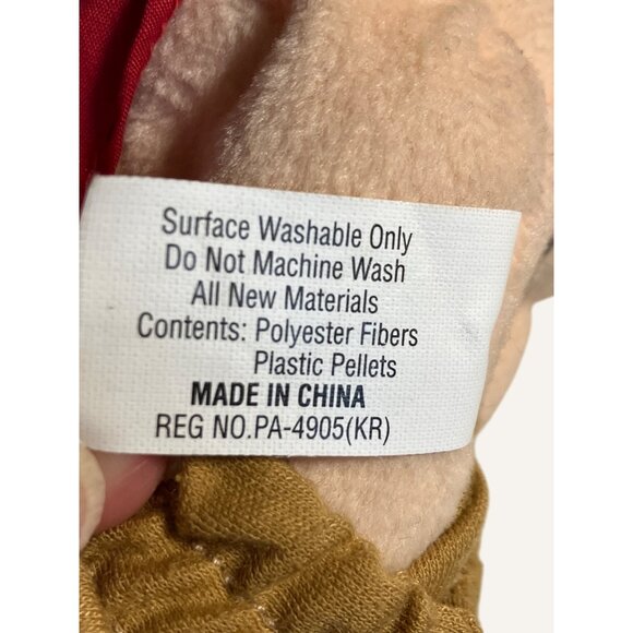 Harley-Davidson Pig Hog Plush Toy With Red Shirt & Bandana - Picture 11 of 13